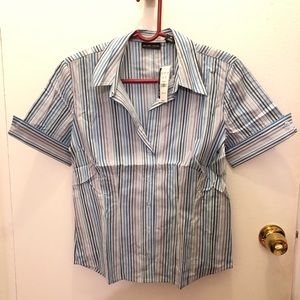NY & Co Short Sleeve Dress Shirt